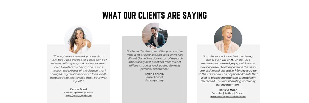What Our Clients Are Saying — Donna Bond, Cyan Kenshin, Christie Mann